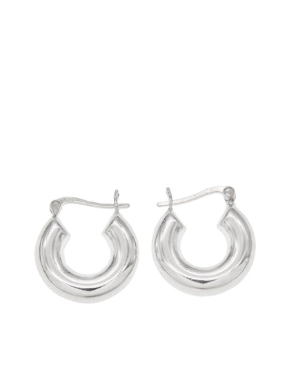 Boucles d'oreilles vintage en argent S925 en forme de U pour femmes OO1036 