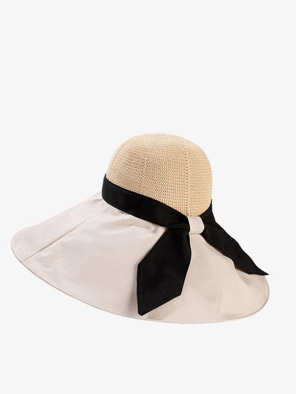 Chapeau d'été à large bord pour femme, résistant au soleil et aux voyages, QW1036 