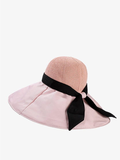 Chapeau d'été à large bord pour femme, résistant au soleil et aux voyages, QW1036 