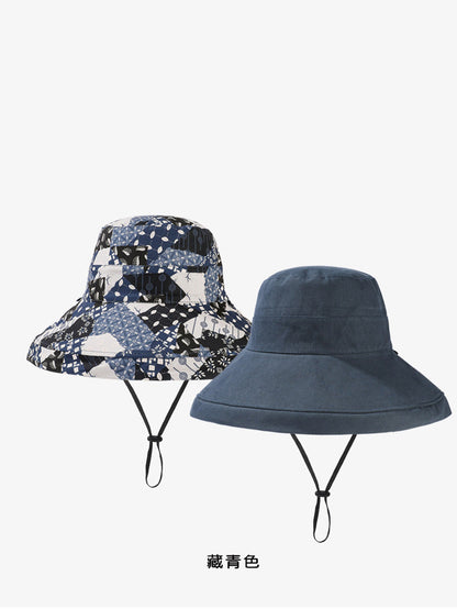 Chapeau d'été décontracté et solide pour femme, réversible et pliable, LL005 