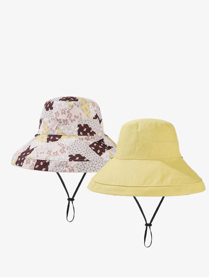 Chapeau de soleil double face décontracté pour femme QW1037