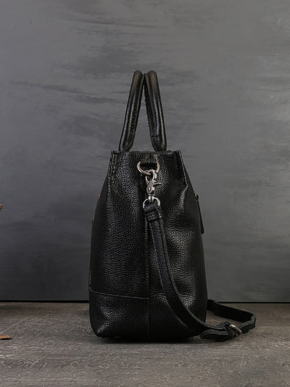 Sac à main en cuir patchwork pour femme avec bandoulière AH1076