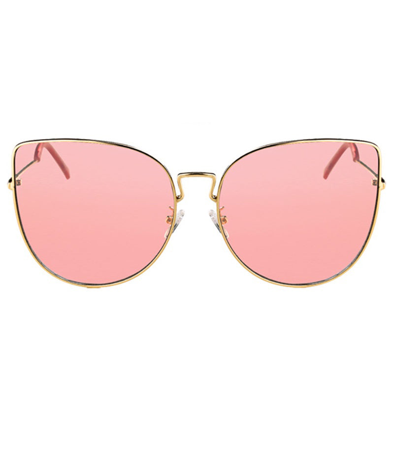 2024 Pink Large Face New Summer Sunglasses XS1045