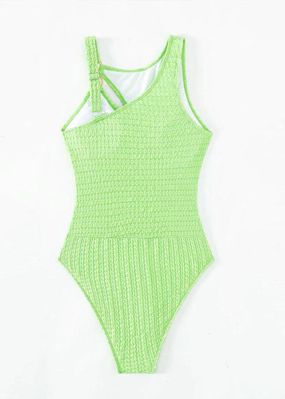 Maillot de bain une pièce sexy vert été 2024 VC021