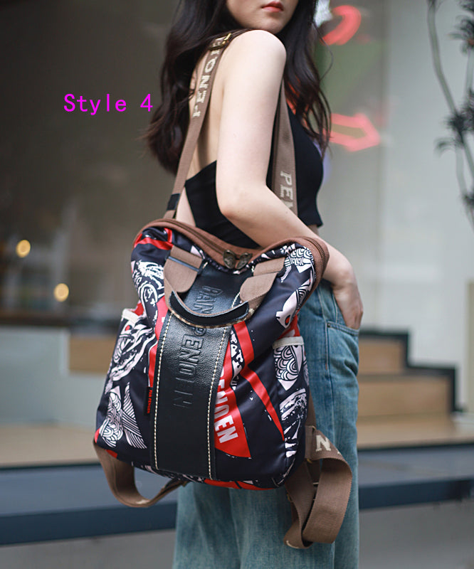 2024 Versatile Large Capacity Travel Printed Shoulder Backpack ZX1003 Ada Fashion