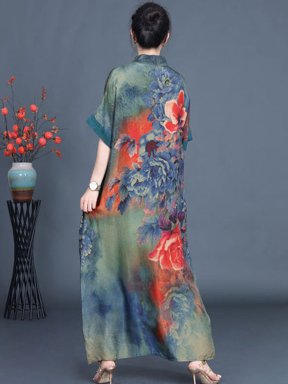 Robe d'été vintage à fleurs pour femmes SC1005