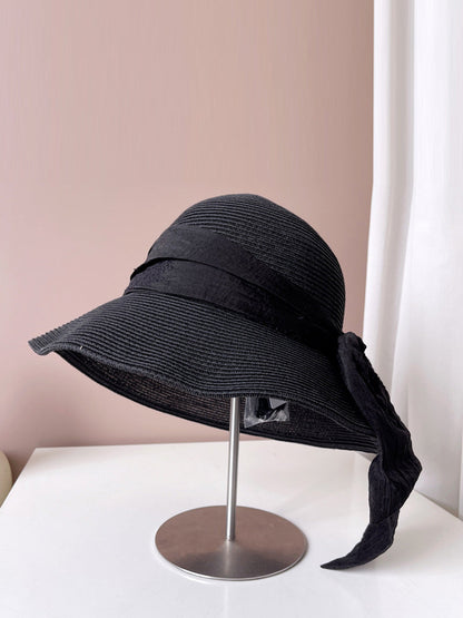 Chapeau d'été à imprimé jacquard artistique pour femme FD030