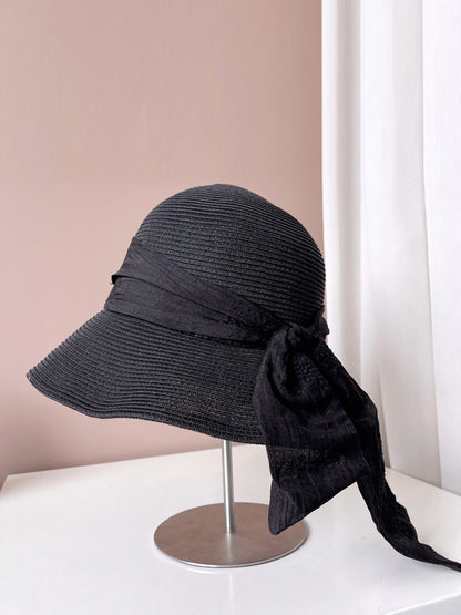 Chapeau d'été à imprimé jacquard artistique pour femme FD030