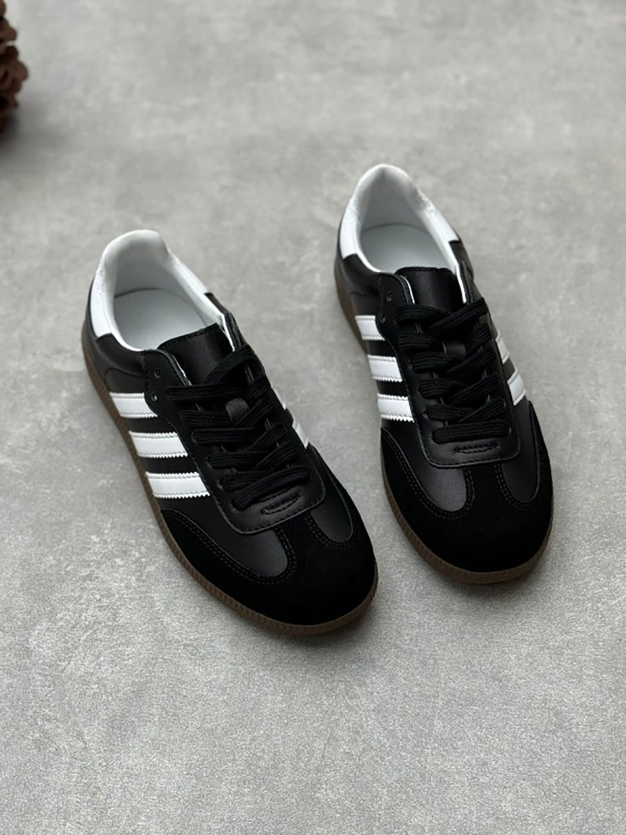 Women Casual Three Stripes Colorblock Shoes QN006