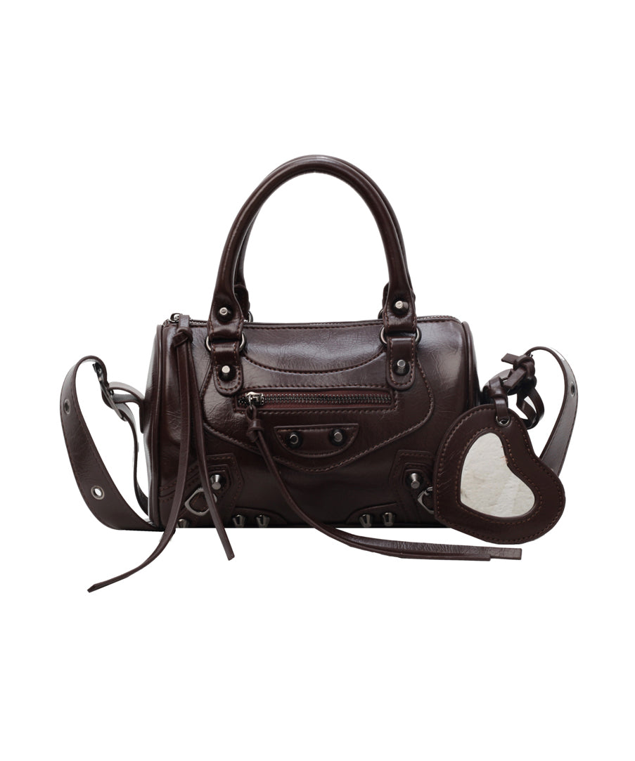 Sac fourre-tout beige neuf 2025, design original en similicuir, bandoulière