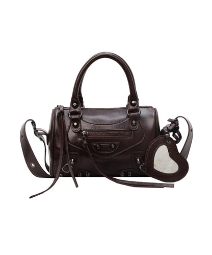 Sac fourre-tout beige neuf 2025, design original en similicuir, bandoulière