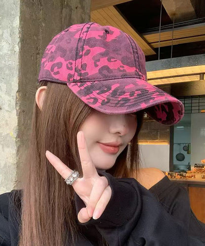 Casquette de baseball à imprimé léopard 2025, nouvelle collection rose polyvalente