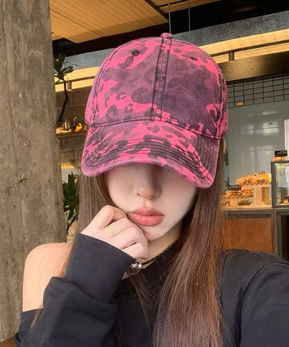 Casquette de baseball à imprimé léopard 2025, nouvelle collection rose polyvalente