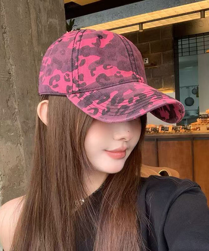 Casquette de baseball à imprimé léopard 2025, nouvelle collection rose polyvalente