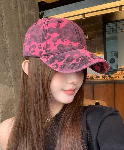 Casquette de baseball à imprimé léopard 2025, nouvelle collection rose polyvalente
