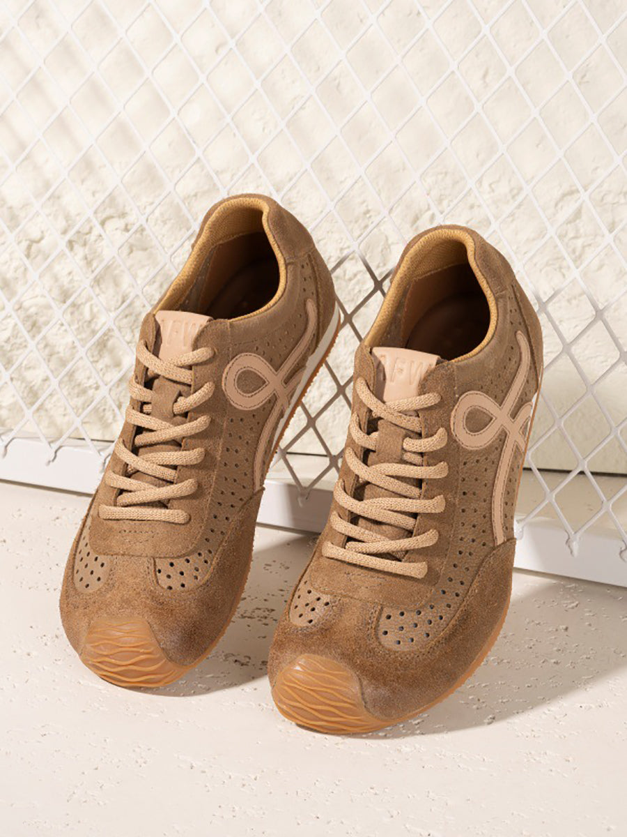 Echte Männer Sportschuhe Leder Atmungsaktiv Vintage