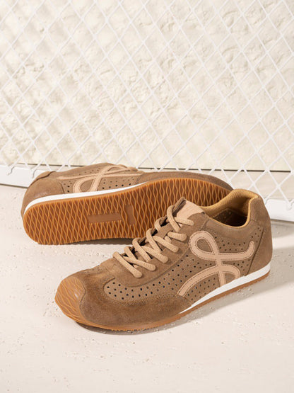 Echte Männer Sportschuhe Leder Atmungsaktiv Vintage