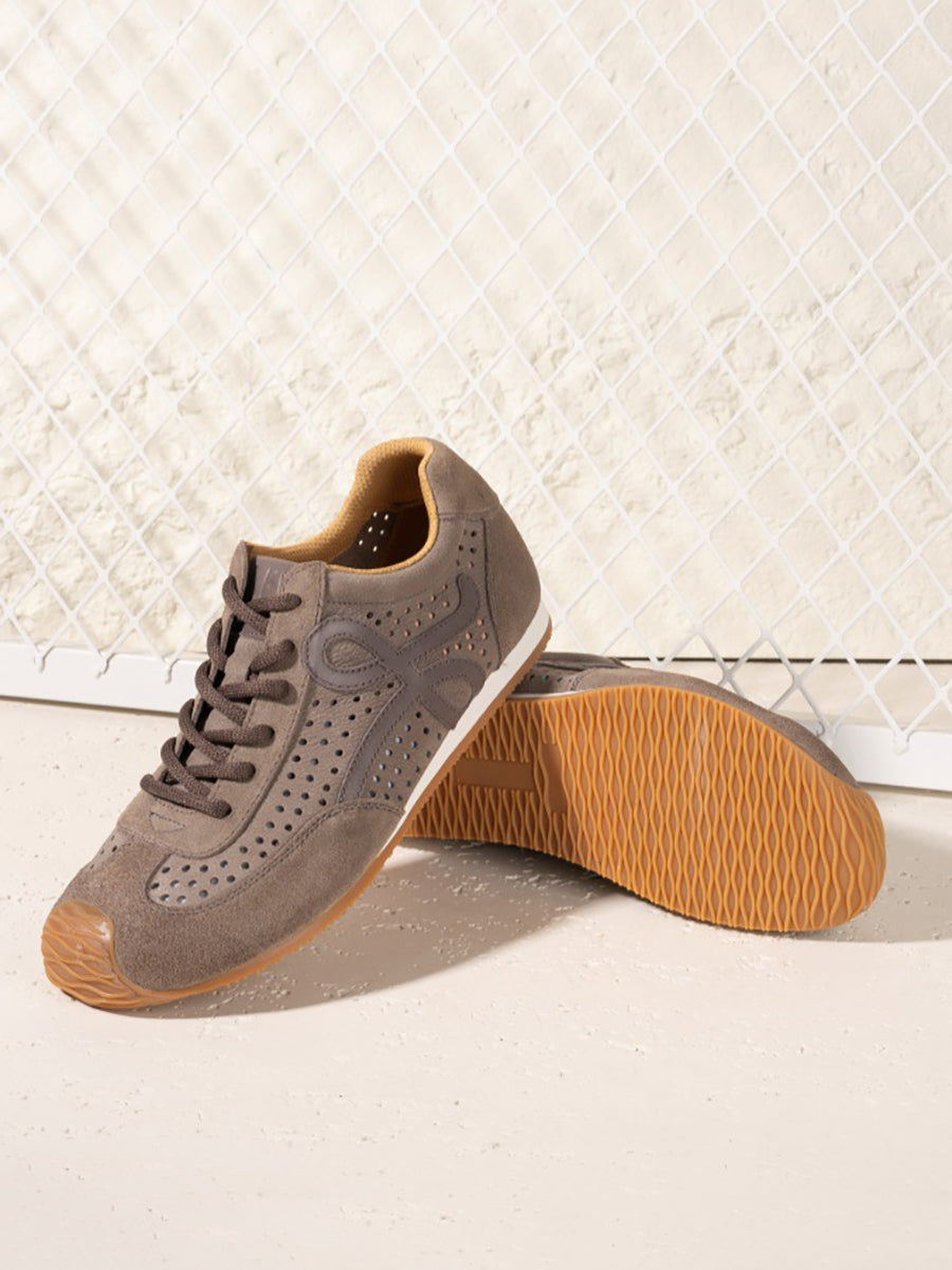 Echte Männer Sportschuhe Leder Atmungsaktiv Vintage