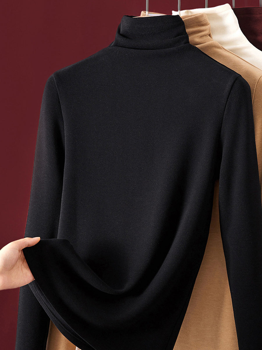 Knitted Turtleneck Autumn Sweater Casual Women
