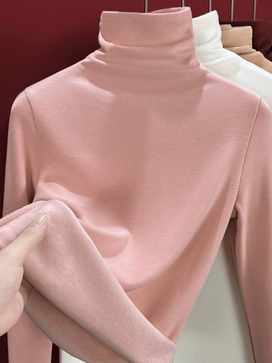 Knitted Turtleneck Autumn Sweater Casual Women