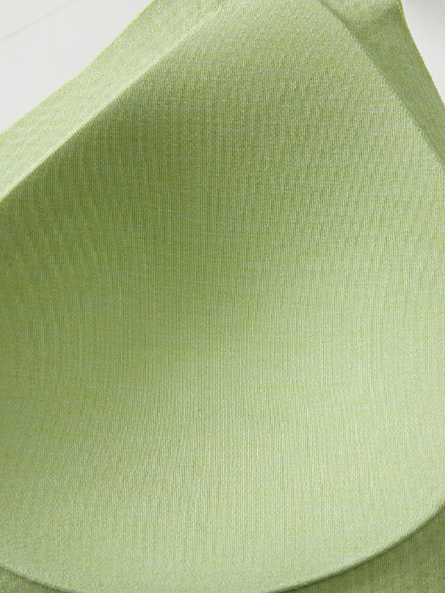 Soutien-gorge en satin de couleur fixe Pure Artsy pour femme