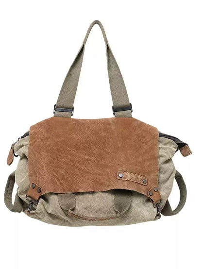 Sac à bandoulière vintage en cuir véritable pour femme WU016