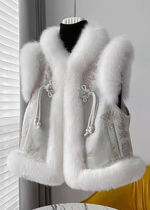 Schöne Apricot Taschen Patchwork Baumwolle gefüllt Weste Winter RZ031