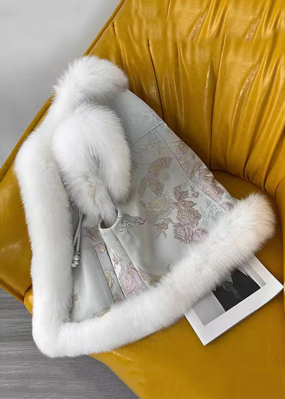 Schöne Apricot Taschen Patchwork Baumwolle gefüllt Weste Winter RZ031