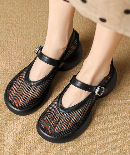 Schnalle Rindsleder Atmungsaktiv Spleißen Beige Lederband Mesh