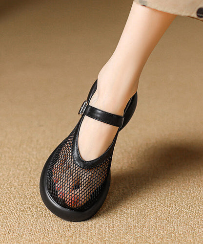 Schnalle Rindsleder Atmungsaktiv Spleißen Beige Lederband Mesh