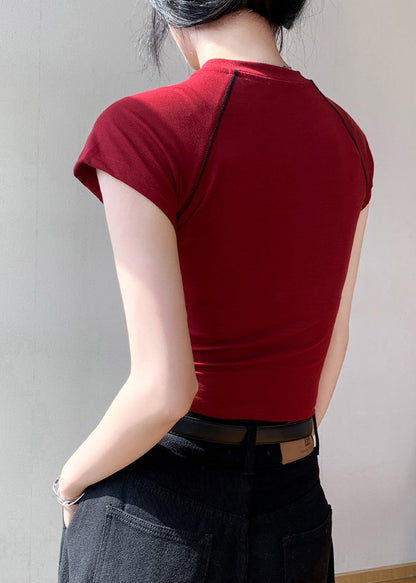 Débardeur d'été en coton bohème mûrier imprimé Silm