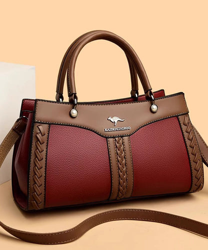 Boutique Durable Tote Versatile Leather Black Calf Bag