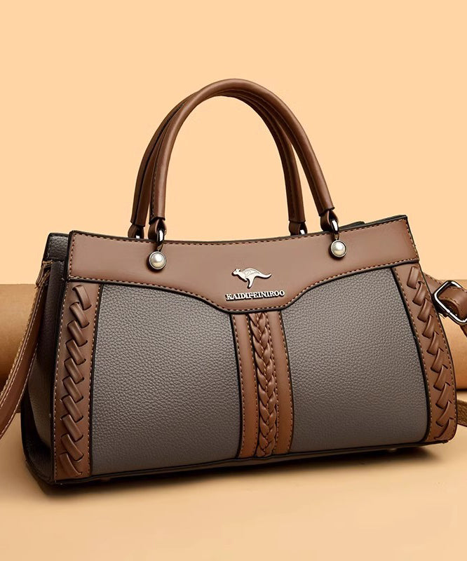 Boutique Durable Tote Versatile Leather Black Calf Bag