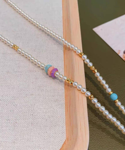 Anhänger Perle Legierung Boutique Gold Elefant Kleine Halskette Perlen