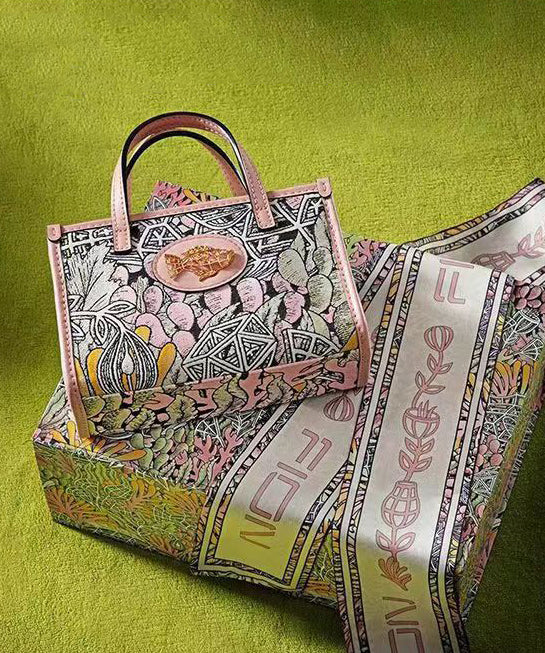 Boutique Stylish Pink Print Satchel Bag Handbag Ada Fashion