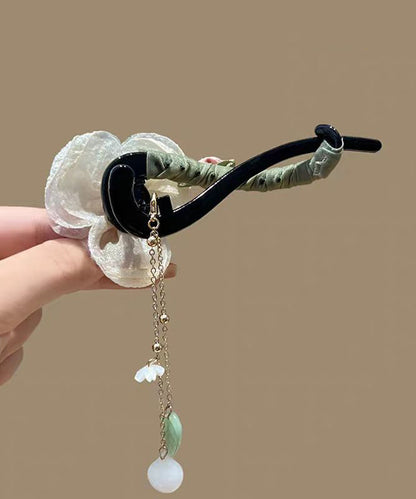 Kunststoff Boutique Perle Blumen Haarnadel Tüll Quaste