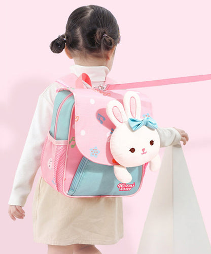 Sac à dos rose mignon et durable avec dessin animé IU027