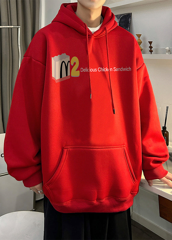 Sweat à capuche décontracté en coton vert avec poches pour homme, motif graphique, automne EQ013