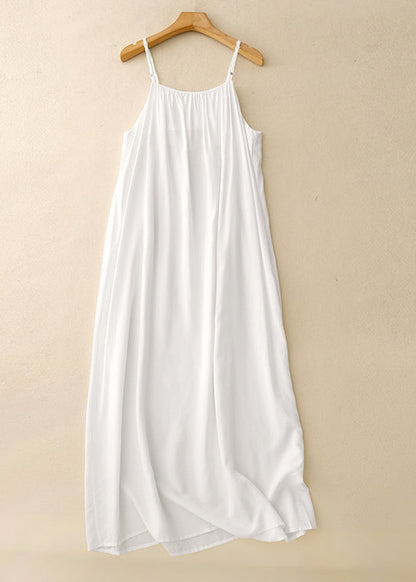 Strap Chiffon Schwarz Chic Kleid Übergroßen Sommer