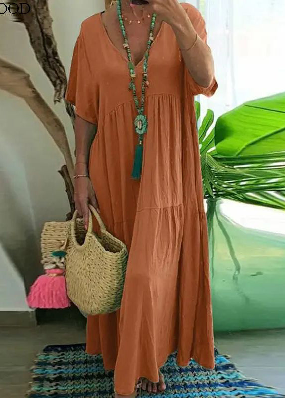 Strandkleid Grün Baumwolle See Oversized Sommer Patchwork Chic