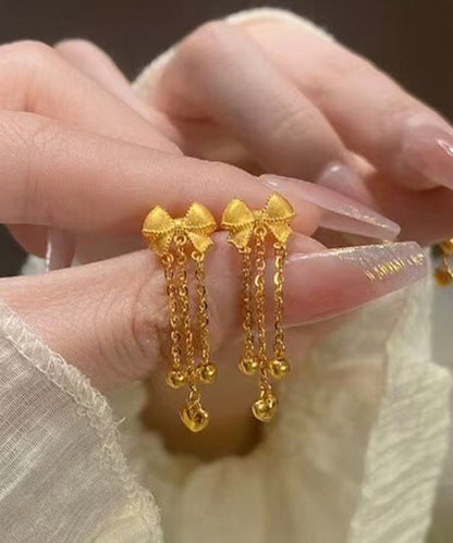 Pendentif en argent sterling chinois en forme de nœud à pompon surdoré