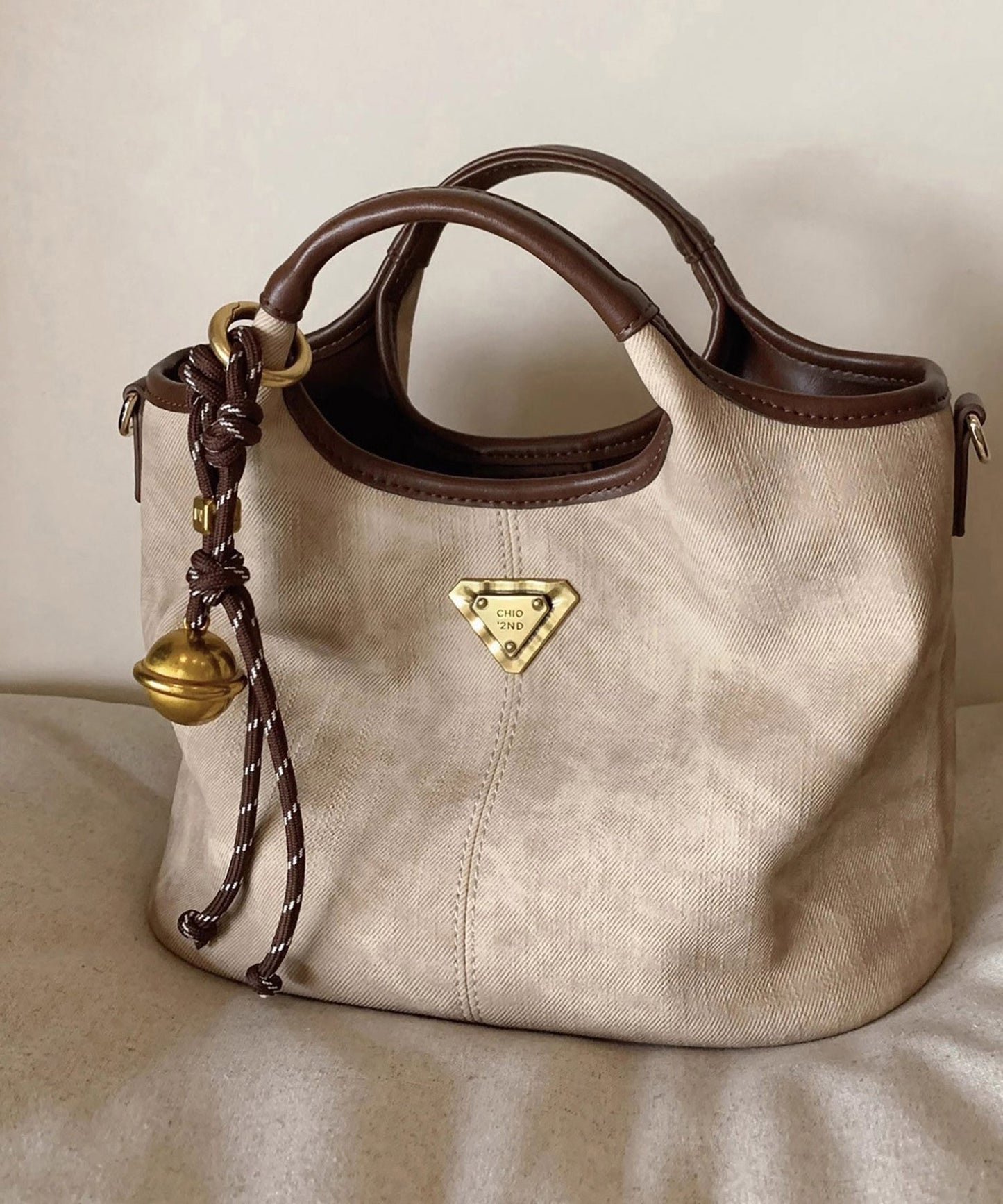 Faux Durable Tote Solid Colorblock Handtasche Leder Classy