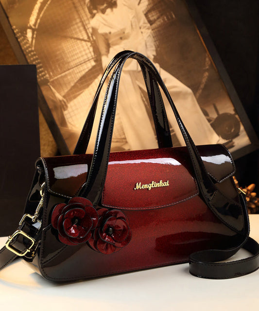 Classy Gradient Color Three-dimensional Flower Tote Handbag YX005