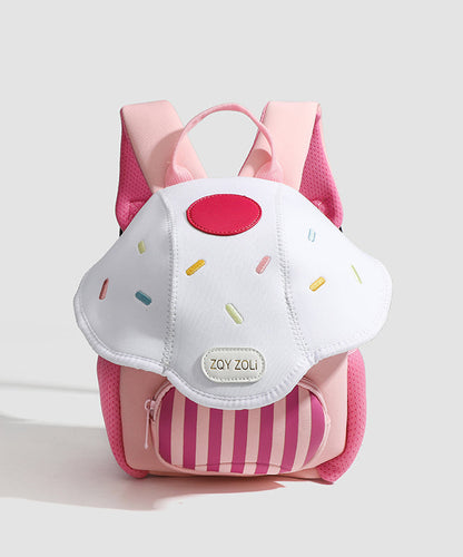 Sac à dos patchwork rouge mignon pour enfants IU003