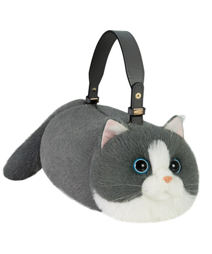 Bag Fur Creative Shoulder Yellow Fuzzy Cute Cat