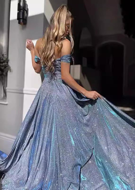 Trägerloses Saumkleid Lavendel Große Extra Pailletten DIY