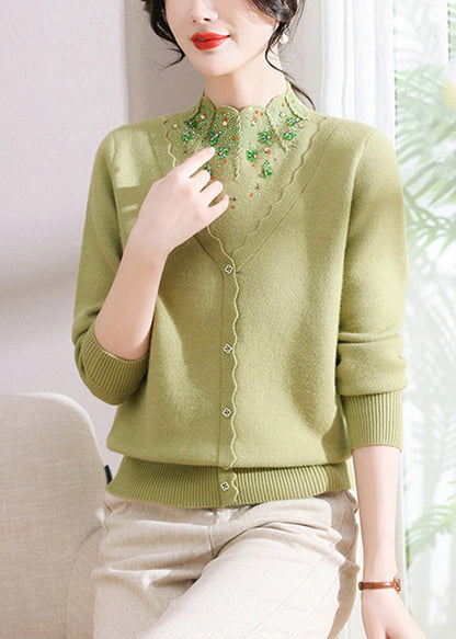 Elegante Rote Zirkon Falsche Zwei Stücke Woll Kurzen Pullover Frühling TQ003