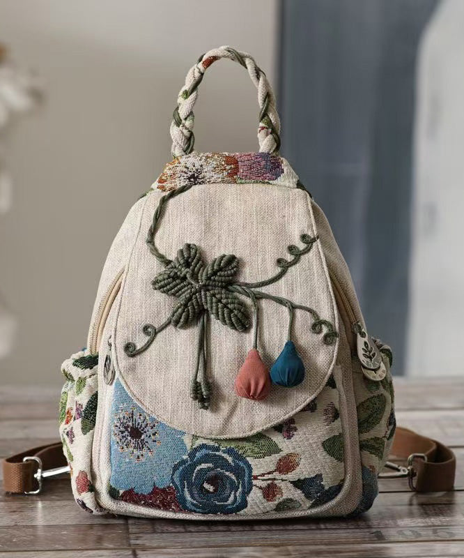 Capacity Versatile Style Bag Backpack Large Ethnic