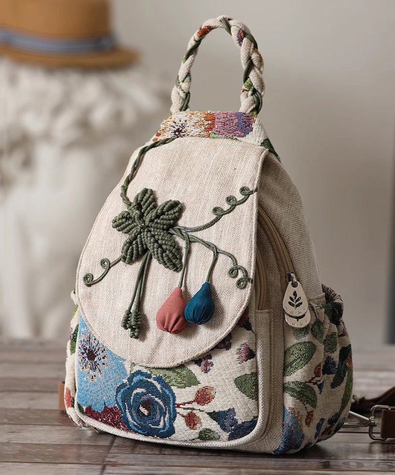 Capacity Versatile Style Bag Backpack Large Ethnic
