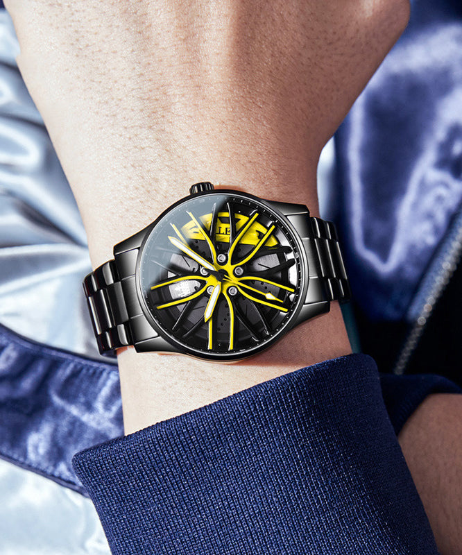 Alliage inoxydable Noctilucent Out Steel Vert Creux Mode